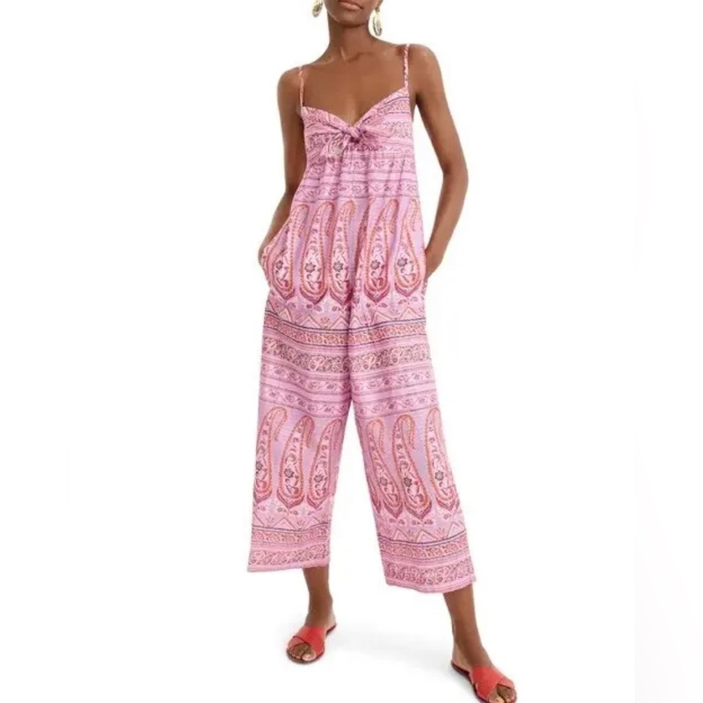 NWT JCrew Point Sur Paisley Jumpsuit Size size 8